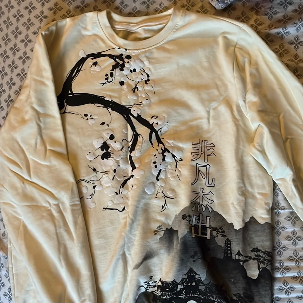 Blind Rooster Unisex Cherry Blossom Graphic Crewneck